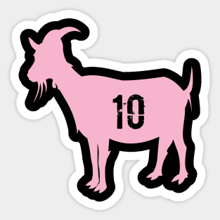 Goat Messi Miami Sticker